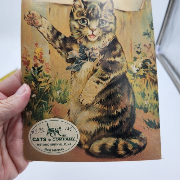 2 RARE vintage Tales From Kittenland Book 1992 B.Shackman & Co. cats Victorian - Picture 5 of 10